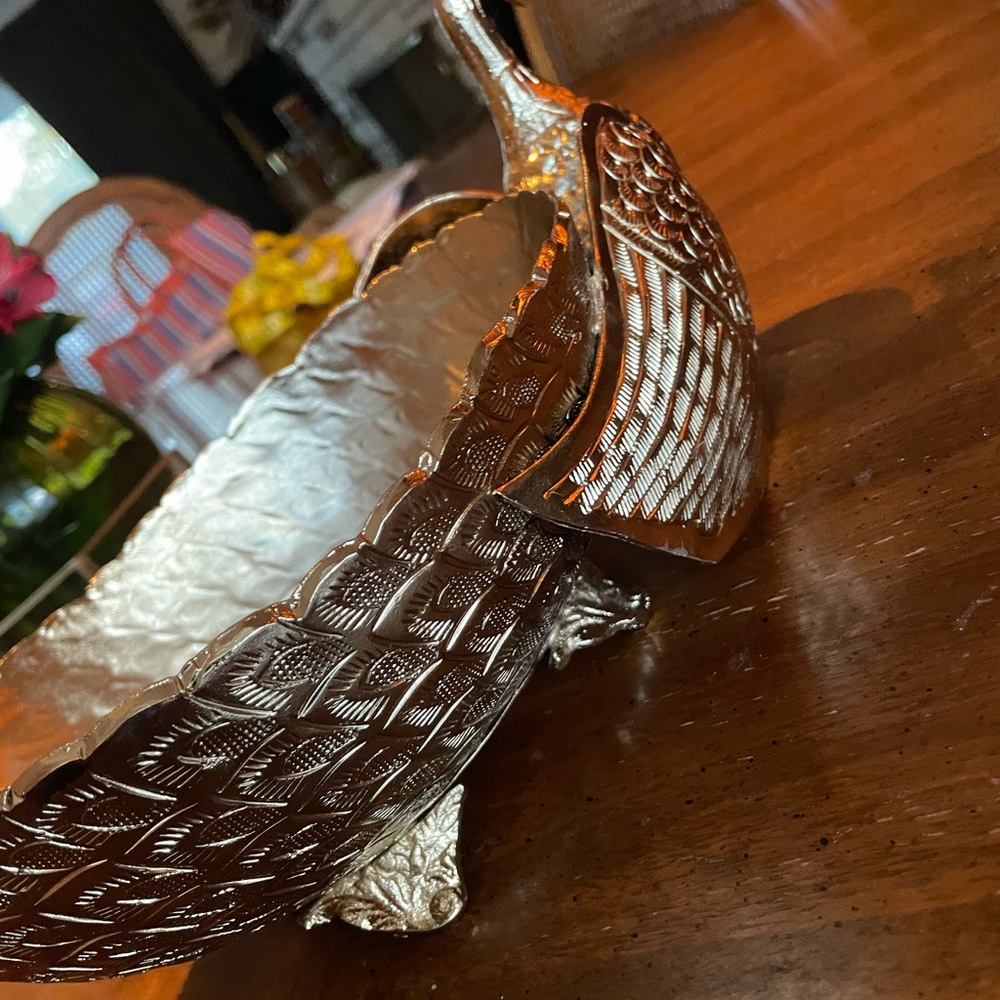 Gold Peacock Decorative Bowl - Picture 6 of 6